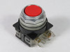 General Electric CR104PBG91R1 Push Button 1NO 1NC Red Flush Head USED