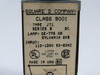Square D 9001-JT1R29 Ser B Pilot Light Push-To-Test 110-120V 50/60Hz Red USED