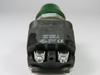 Allen-Bradley 800T-P16G Series U Pilot Light 120VAC 50/60Hz Green Lens USED
