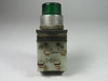 Allen-Bradley 800T-PB16G Older Push Button 120VAC 50/60Hz Green 1NO 1NC USED