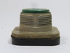 Allen-Bradley 800T-A1 Series A Push Button Flush Green Head No Contacts USED