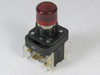 Allen-Bradley 800H-QRA24R Ser F Push Button 24V 1NO 1NC Red No Guard USED