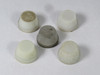 Allen-Bradley 800T-N26W Pilot Light Cap White Lot of 5 USED
