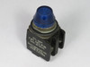 Allen-Bradley 800T-P16B Old Style Pilot Light 120VAC 50/60Hz Blue Lens USED