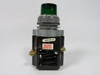 Furnas Electric 52PA5N2M53 Ser B Pilot Light 230V Green Cap USED
