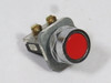 Furnas Electric Co 52PA8A2 Ser F Push Button 1NC Red Flush USED