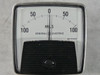 General Electric 50-152119FAZZ6 Panel Meter Range 100-0-100 MILS 10DCV ! NEW !
