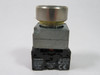 Siemens 3SB3201-0AA11 Push Button 1NO 1NC Black Flush USED