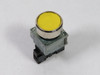 Siemens 3SB3202-0AA31 Push Button 1NO Yellow Flush USED