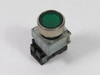 Siemens 3SB3206-0AA41 Push Button Illum 250V 1NC Green Flush USED
