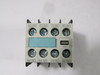 Siemens 3RH1911-1GA40 Auxiliary Switch Block 4NO 10A 690V ! NEW !