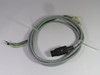 Schurter 4782 Straight Plug Connector 10/15A 250VAC 50/60Hz 8’5” Cable USED