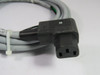 Schurter 4785 Angled Plug Connector 10/15A 250VAC 50/60Hz 12’6” Cable USED