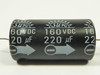 Sun Capacitor 220MFD 160VDC USED