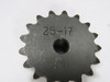RWI 25B17 Sprocket 1/4" Rough Bore USED