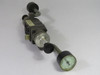 Numatics 152RD115J000000 Dual Pressure Sandwich Regulator Manifold USED