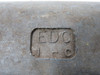 EDC 1-C Conduit Body W/ Cover 3-Hole 1" NPT Threaded USED