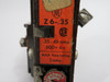Klockner-Moeller Z6-.35 Overload Relay 0.35-0.46A 600VAC SHELF WEAR USED