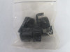 Hubbell SFSBBK10 (10-Pack) Snap-in Fitting Smooth Black ! NWB !