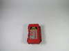 Equipment Log LOCKOUT Lock-Out Box RED USED