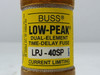 Low-Peak LPJ-40SP Time Delay Dual Element Fuse 40A 600V USED