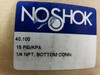 NoShok 40-100-15PSI/KPA Dry Case Gauge 1/4 ! NEW !
