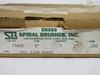 Spiral Brushes Inc. 73469 Wire Steel Brush 6" Dia. .006 Wire ! NEW !