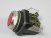 Allen-Bradley 800T-A6A Ser T Push Button Red Flush Head 1NO 1NC USED