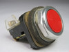 Allen-Bradley 800T-A6D1 Push Button Red Flush Head 1NO USED