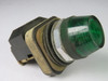 Allen-Bradley 800T-PF16G Flashing Pilot Light 120VAC 50/60Hz Green Lens USED
