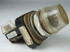 Allen-Bradley 800T-R10C Ser N Neon Pilot Light 120VAC 50/60Hz Clear Lens USED