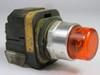 Allen-Bradley 800T-PT16A Series N Push-to-Test Pilot Light 120VAC Amber USED