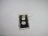 Leviton 001-85003 Lot of 5 Brown Plug Receptacle Wallplates DMG BAG NWB