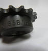 Tsubaki 35B16-5/8 Roller Chain Sprocket 5/8" Bore 16T 35 Chain .375" USED