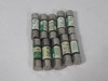 McGraw Edison Bussmann FNM-2 Fusetron Dual Element Fuse 2A 250V *LOT OF 10* USED