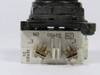 Cutler-Hammer E34PB1-1 Push Button 1NO 1NC Flush Black Head USED