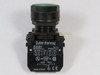 Cutler-Hammer E22PB3B Push Button 22mm 1NC Flush Green Head USED