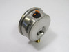 Accutek PG-100SG-25 Pressure Gauge 1/4" NPT 0-100 PSI 2.5" Dial Face USED