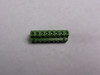 Dinkle 2ESDP-08P Terminal Plug 8-Pole 15A 300V Green USED