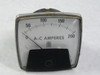 General Electric 4207-107 AC Ammeter 0-200 USED