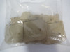 Weidmuller TW-4-6N-6/10 Terminal Block End Plate Lot of 20 BEIGE USED