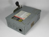 Square D D221N Single Throw Safety Switch 30A 240VAC 60Hz. 2-Pole USED