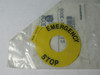 Allen-Bradley 800E-15YE112 Legend Plate Series A Emergency Stop Yellow ! NWB !