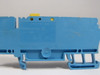 Weidmuller ZTR-2.5/3AN Terminal Block 2.5Mm 3-Conducter Blue USED