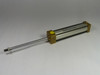 Norgren TF-5/16-REV-1-1/8X5 Brass Tie Rod Cylinder 1-1/8" Bore 5" Stroke USED