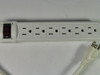 Generic S-25H-6S Power Strip Outlet 3Ft 6 Port USED