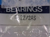 NTN R6ZZ/2AS Miniature Single Row Ball Bearing 3/8"ID 7/8"OD 9/32"W NWB