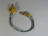Turck VB2-FSM4.4/2RK4T-0.3/0.3 Molded Twin Splitter USED