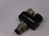 Festo 544391 NEDU-M8D3-M8T4 Push-in T Connector 2A 32V AC/DC USED