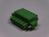 Phoenix Contact FK-MCP1.5-3.81 Plug Connector 8Amp 7POS 160V 3.81mm USED